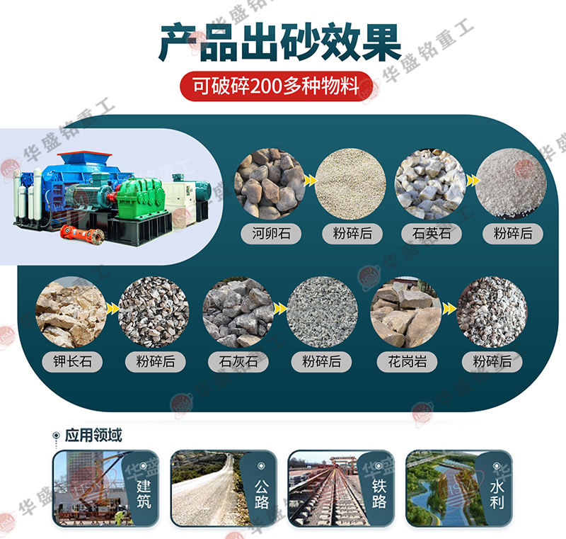 时产200对辊机 全液压对辊制砂机 1510型全液压对辊破碎机 AITIYU·爱体育（中国）官方网站全自动数控液压对辊制砂机